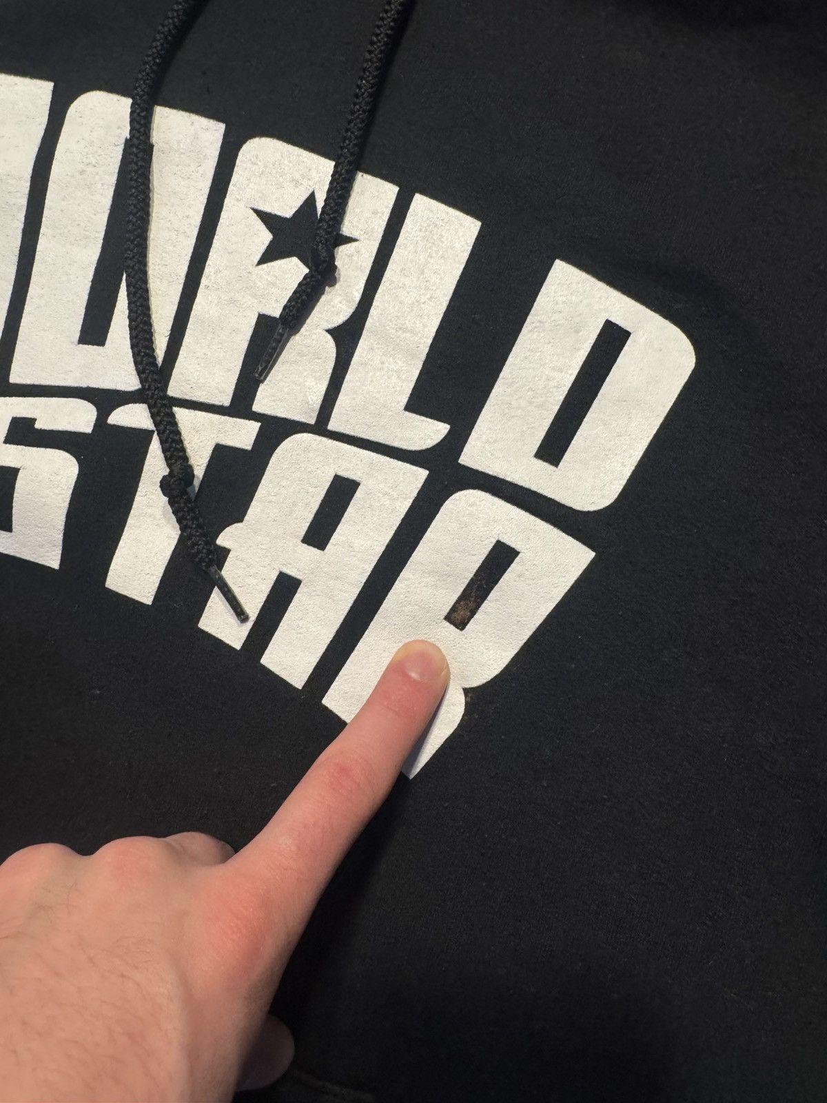 Vintage Vintage Worldstar hip-hop hoodie - Super rare Size US L / EU 52-54 / 3 - 3 Thumbnail