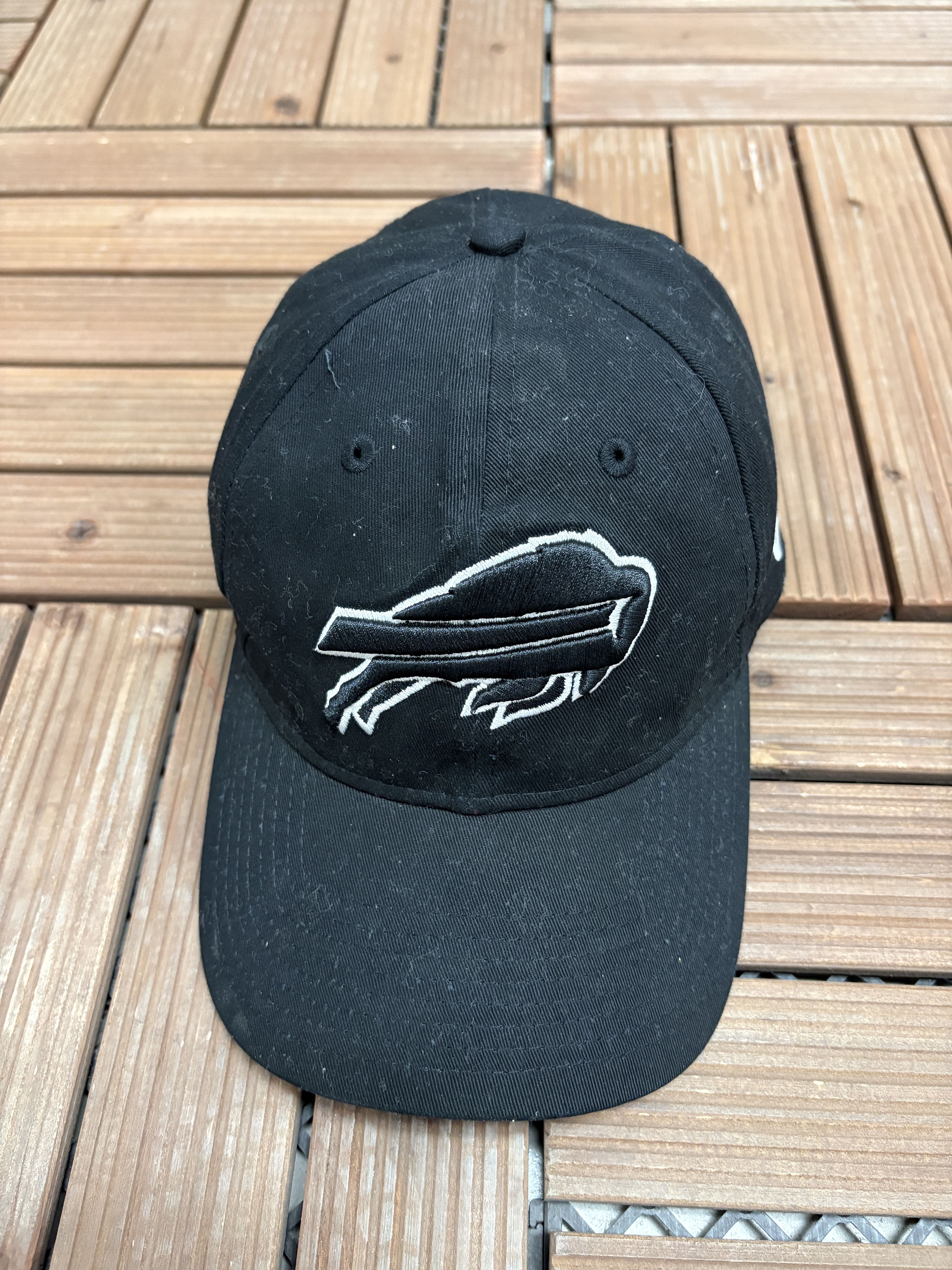 New Era Buffalo Bills Stitched Vintage Black Hat Cap Size ONE SIZE - 2 Thumbnail