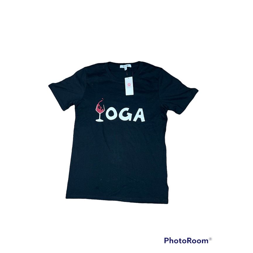 Vintage 100% Cotton T-Shirts With YOGA Designs (UNISEX) NWTunb Size M / US 6-8 / IT 42-44 - 1 Thumbnail