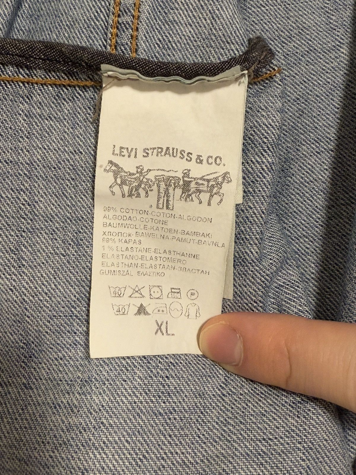 Levi's × Vintage Vintage Levi’s Denim Jacket Size US XL / EU 56 / 4 - 4 Thumbnail