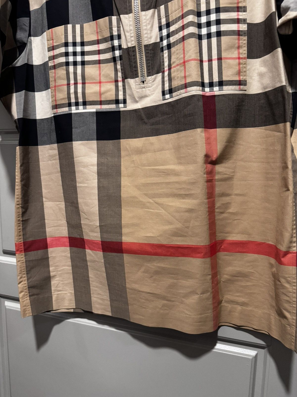 Burberry Beige Check Durham Shirt Size US S / EU 44-46 / 1 - 6 Thumbnail