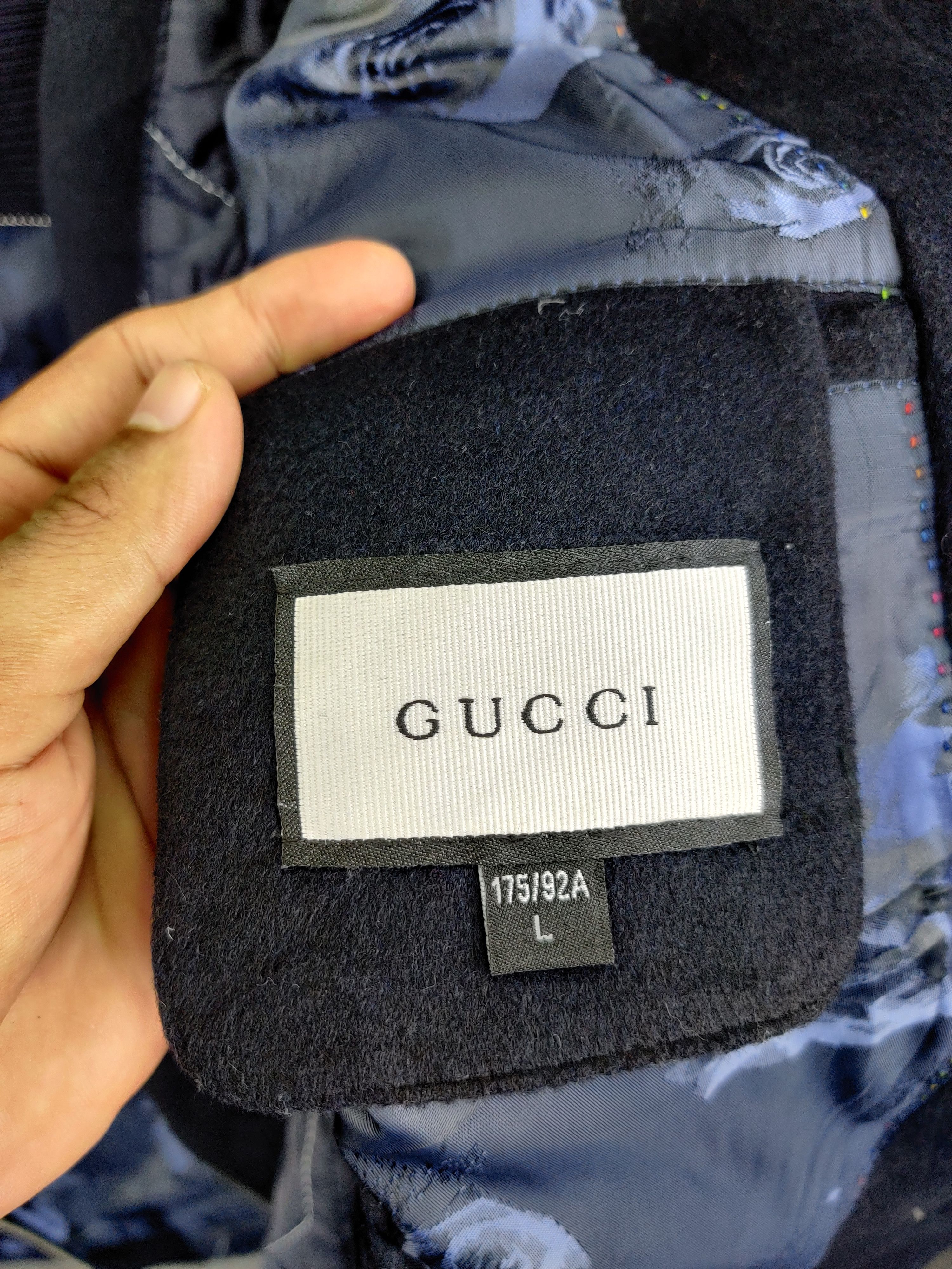 Gucci Vintage Gucci Floral Single Breasted Coat Size US L / EU 52-54 / 3 - 13 Thumbnail