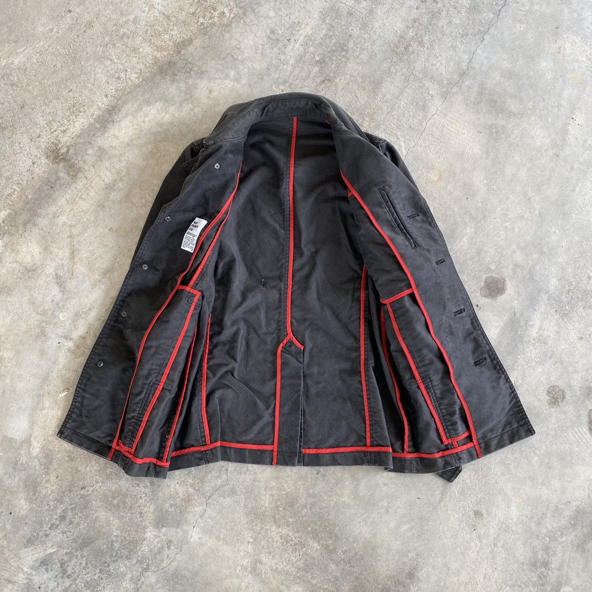 Japanese Brand × semanticdesign SEMANTIC DESIGN Belted Black Coat Size US M / EU 48-50 / 2 - 3 Thumbnail