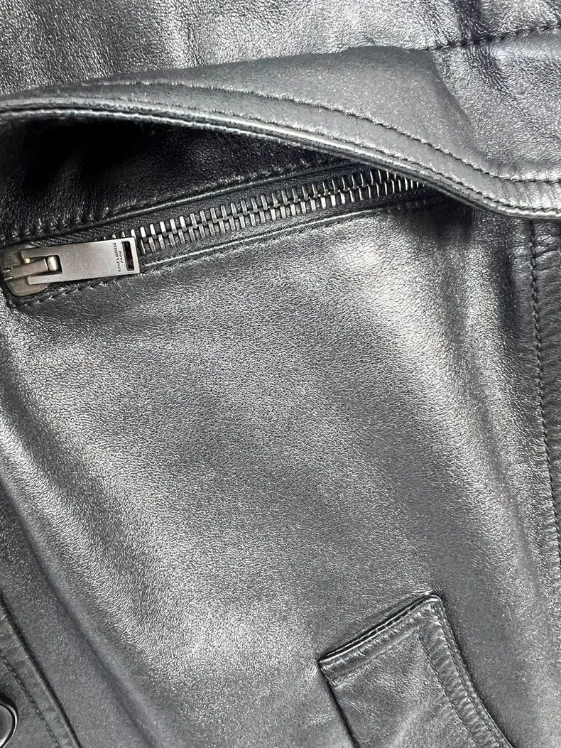Saint Laurent Paris Saint Laurent 20ss Darth Vader Bat-Breasted Leather Jacket Size US L / EU 52-54 / 3 - 3 Thumbnail