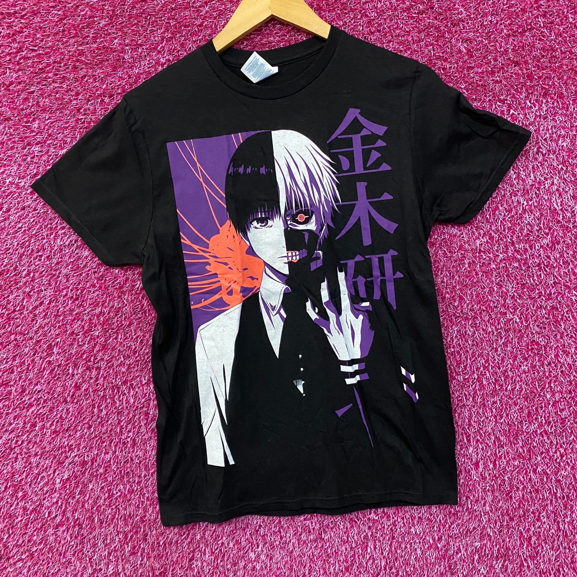 Anime Tokyo Ghoul Ken Kaneki One Eye Ghoul Anime T-Shirt Small Size US S / EU 44-46 / 1 - 3 Thumbnail
