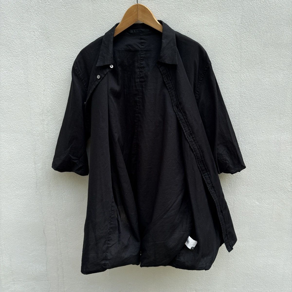 トップス The Viridi-anne double layer tops The Viridi-Anne double layer black shirt