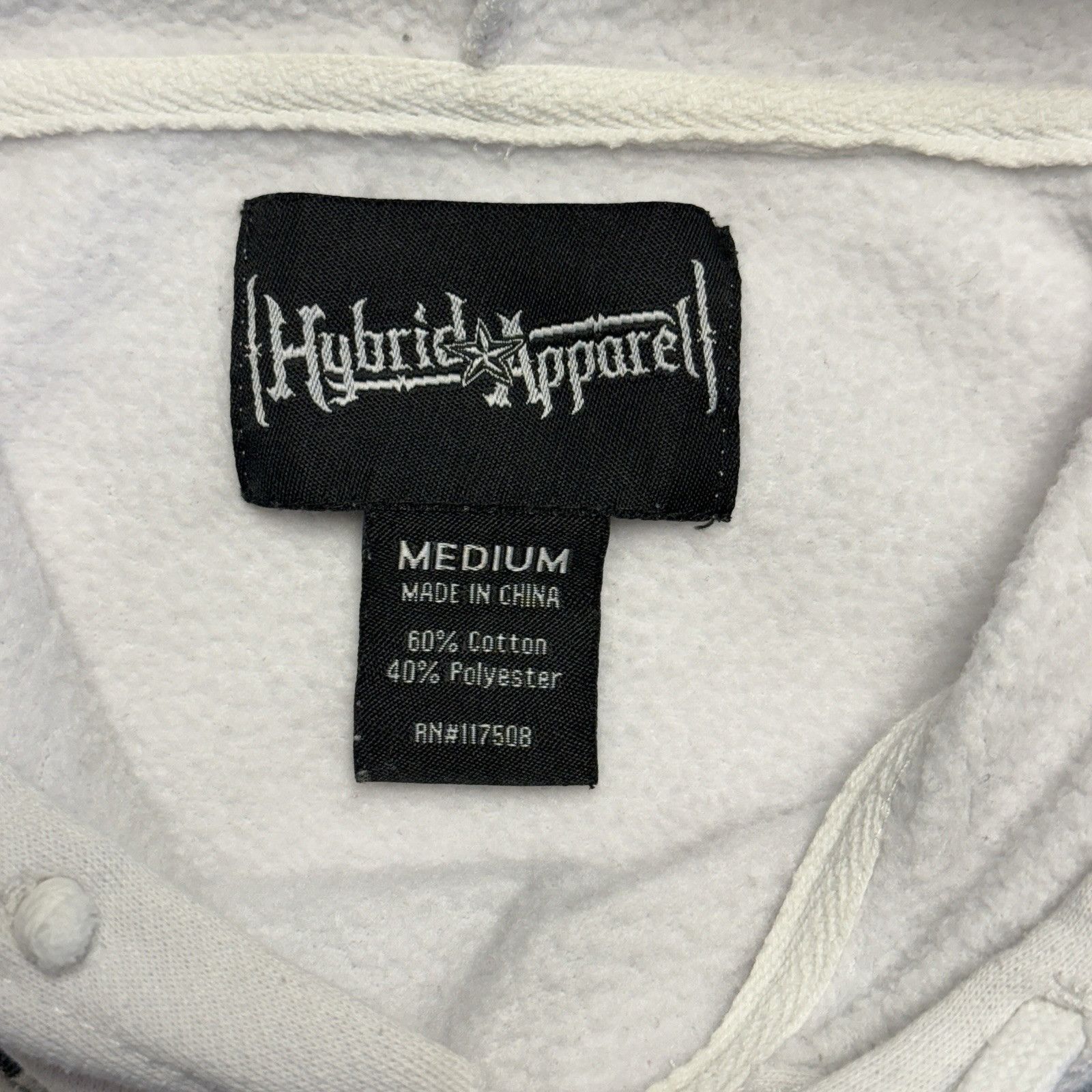 Vintage Hybrid Apparel Y2K Grunge Hoodie Sweatshirt Mens Medium Size US M / EU 48-50 / 2 - 12 Thumbnail