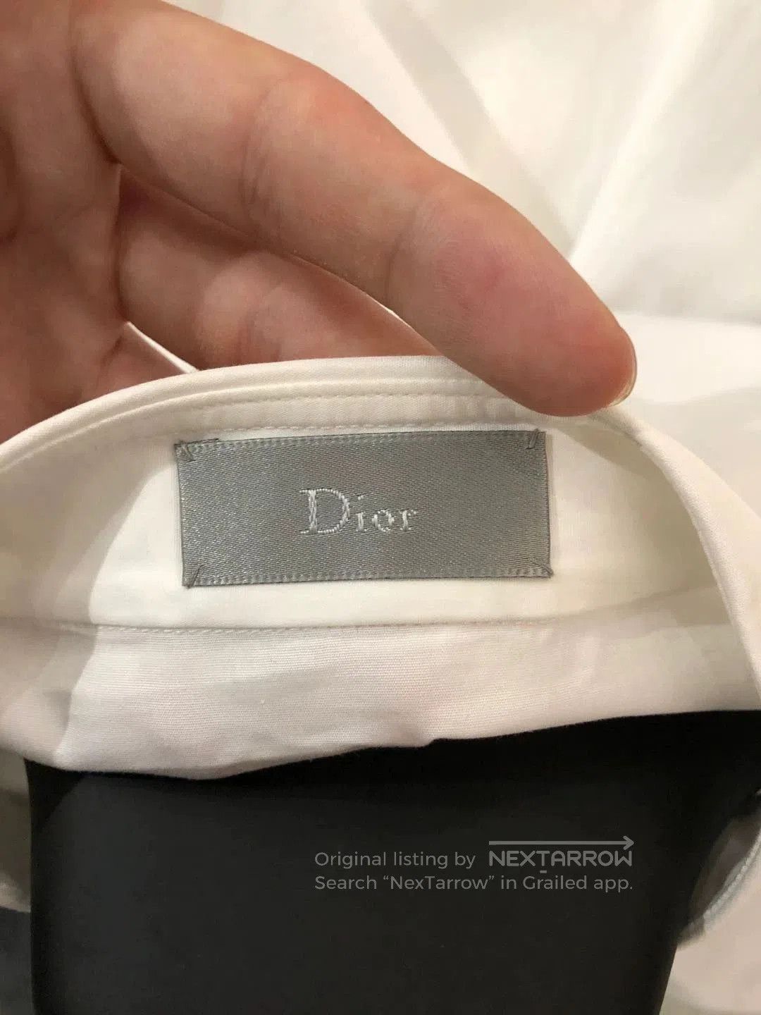 Dior Dior Men's Long Sleeve White Shirt. Size US L / EU 52-54 / 3 - 6 Thumbnail