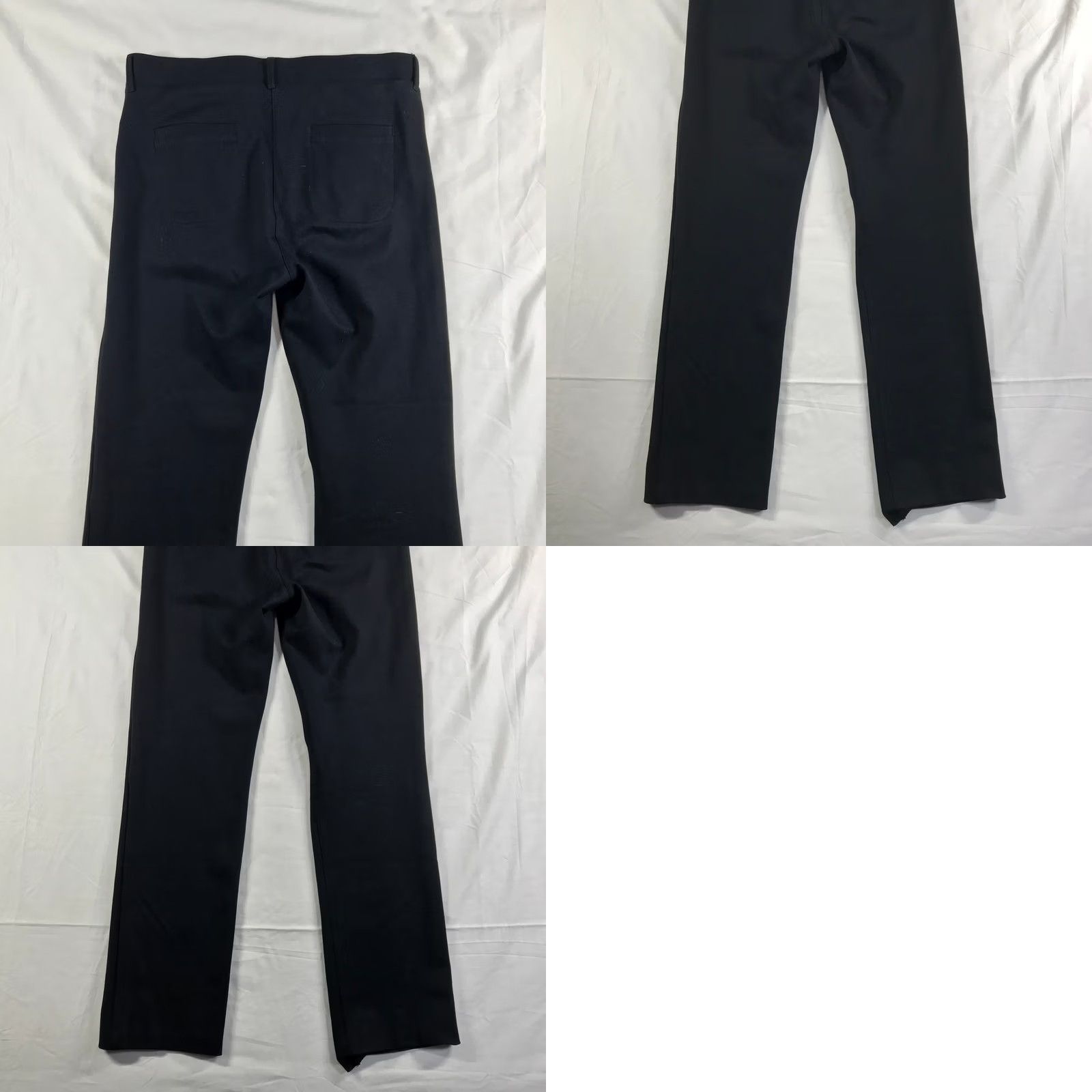 Vintage Betabrand Dress Pant Yoga Pants Black Straight Leg Womens L Large 30x30 W1429-BK Size 36" / US 14 / IT 50 - 9 Thumbnail