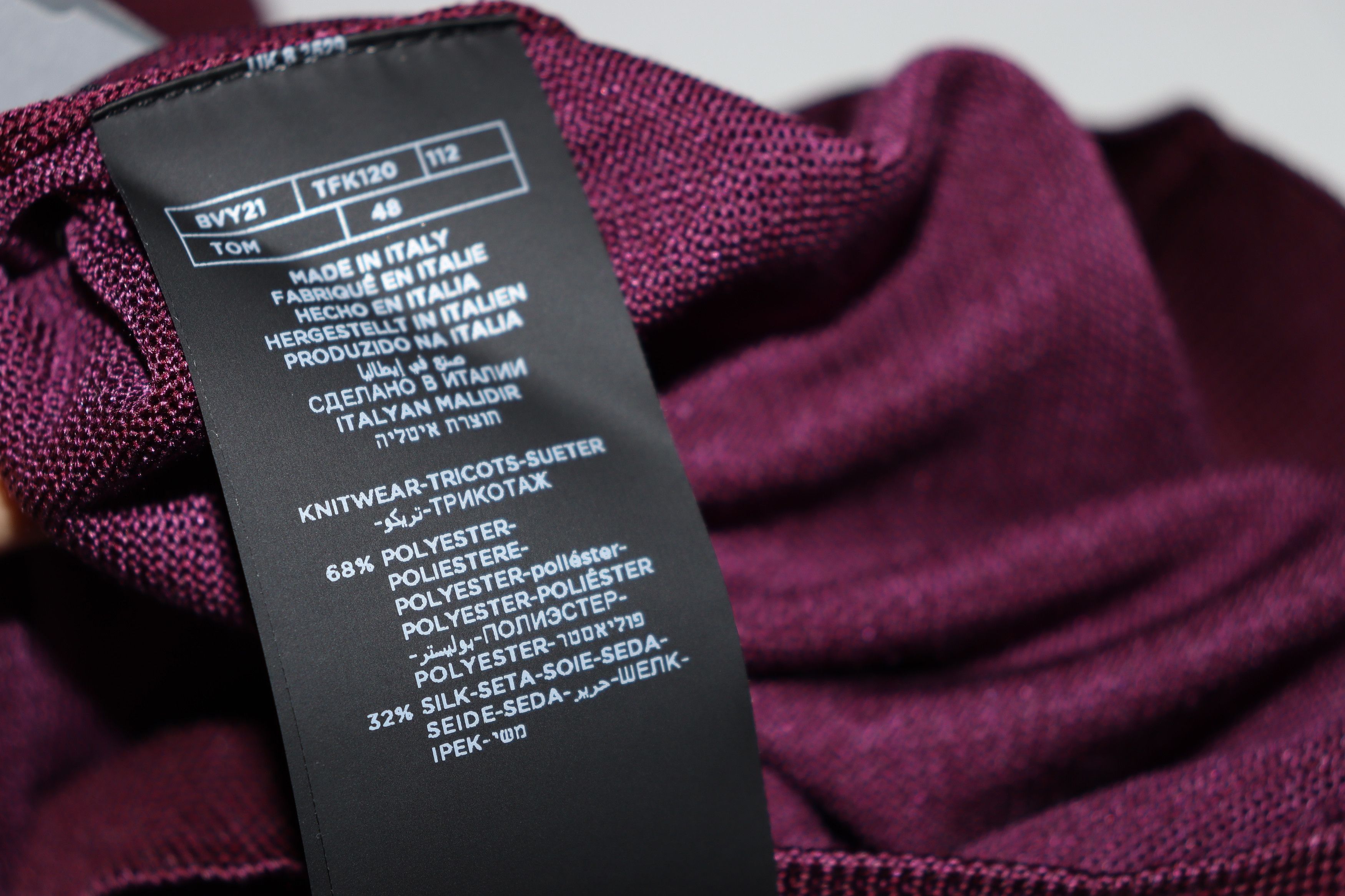 Tom Ford o1rshd1 High Neck Sweatshirt in Burgundy Size US M / EU 48-50 / 2 - 10 Thumbnail