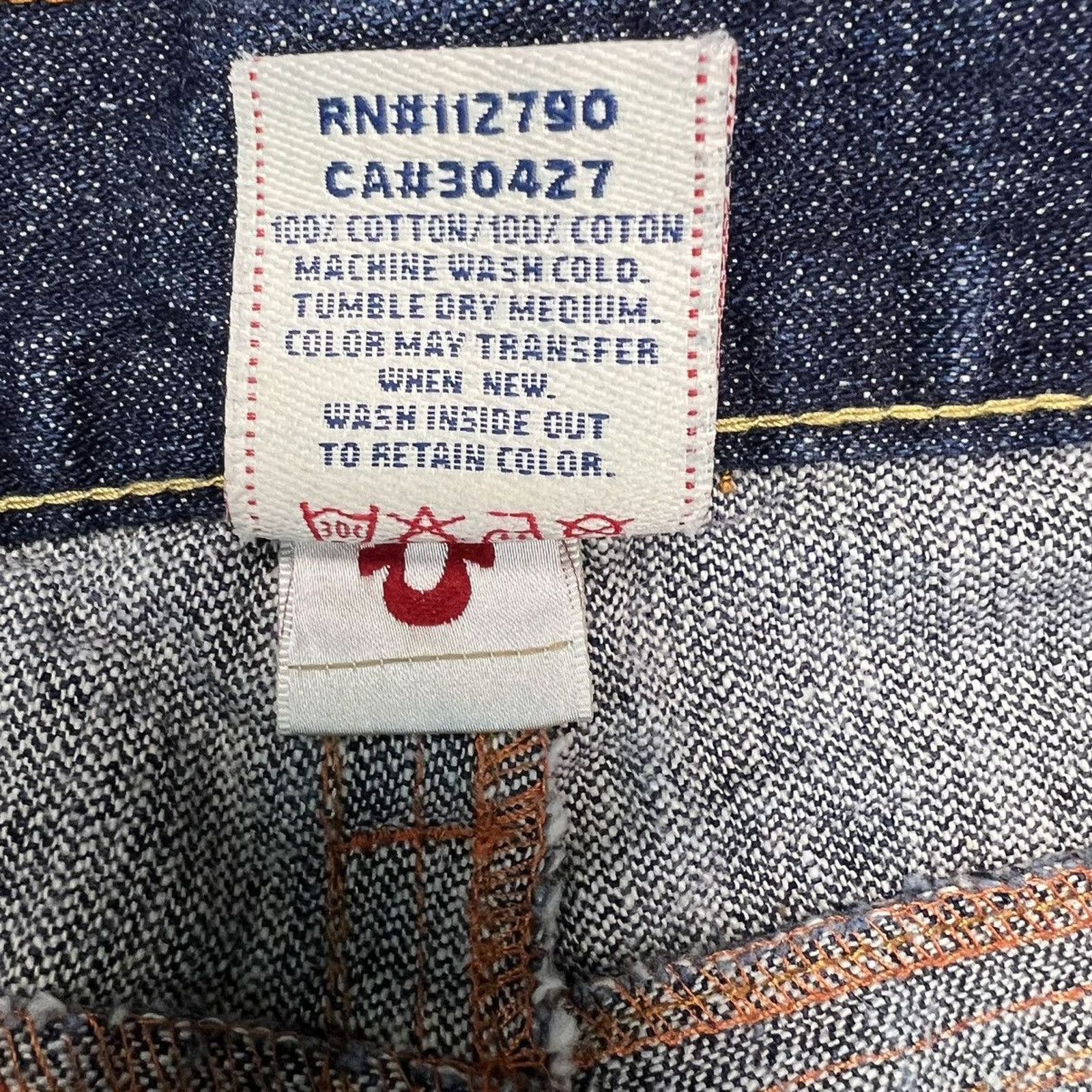 True Religion × Vintage Vintage True Religion Billy Jeans 36x32 USA Bootcut Denim Size US 36 / EU 52 - 9 Thumbnail