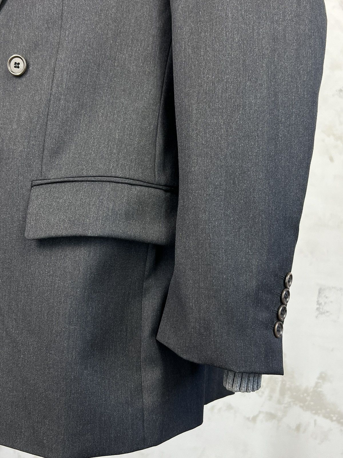 Hugo Boss Hugo Boss Suit Blazer Double Breasted Jacket Size 026 L-XL Size 52S - 5 Thumbnail