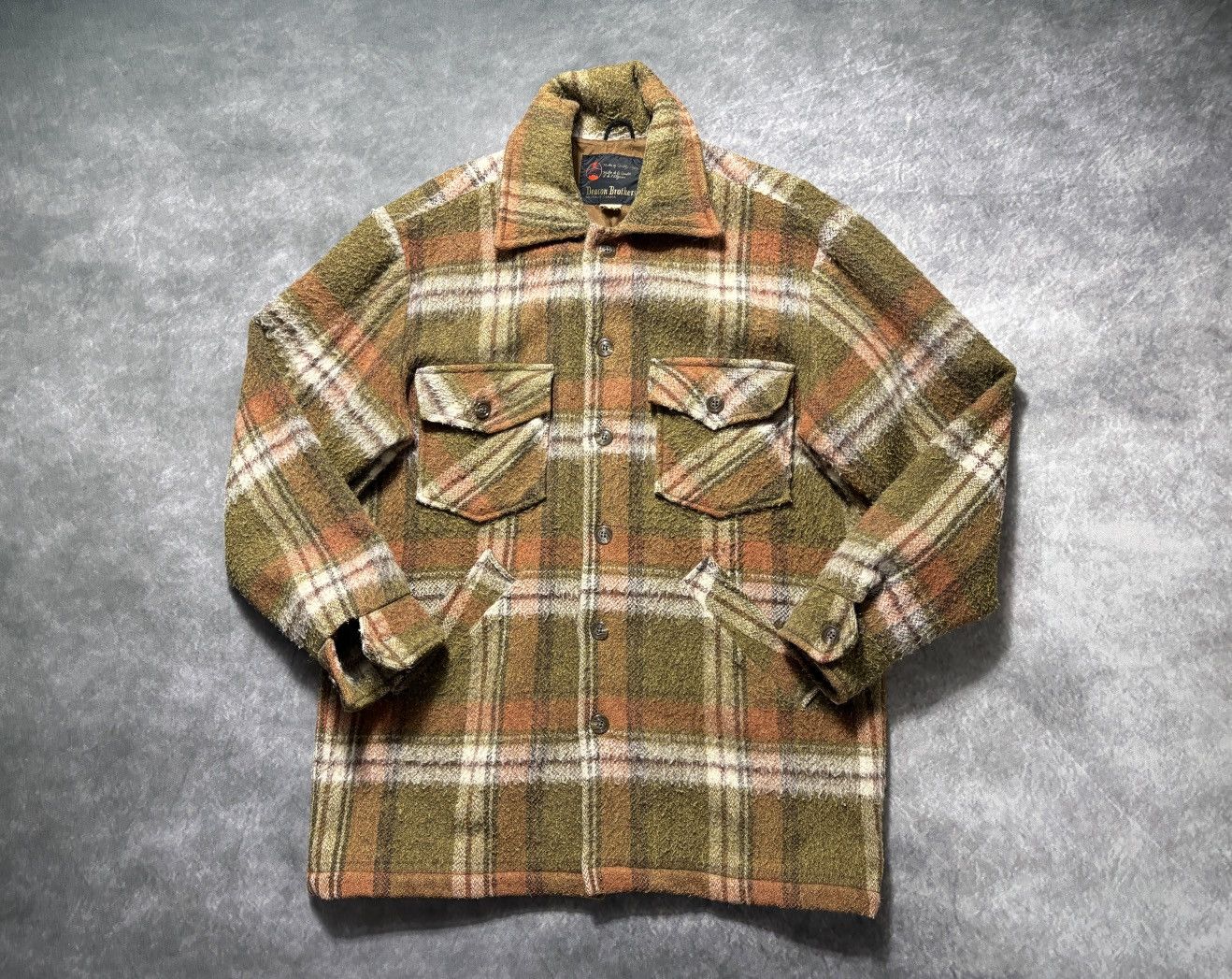 Vintage Vintage Plaid Jacket Lined Chore Coat Wool Deacon Bros Hunt Size US L / EU 52-54 / 3 - 22 Thumbnail