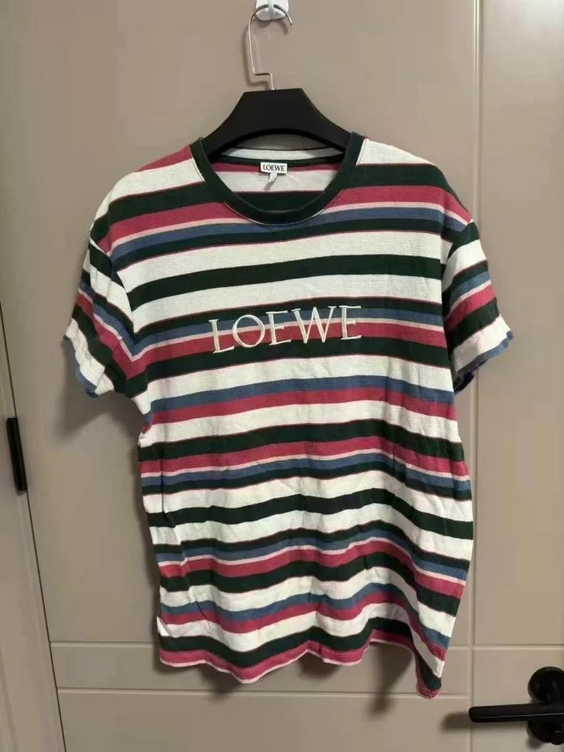 Loewe loewe Striped embroidered short sleeves 2506-Nextarrow Size US XS / EU 42 / 0 - 1 Thumbnail