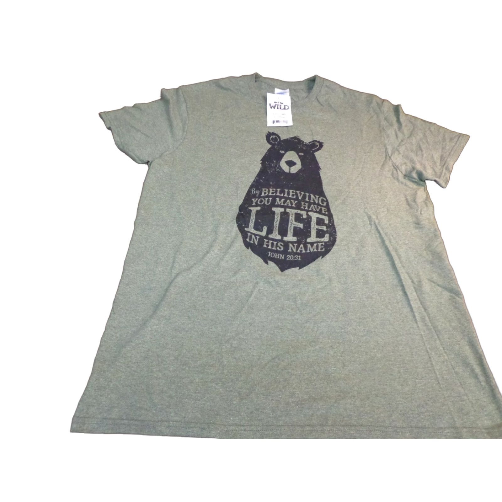 Alife BY BELIEVING YOU MAY HAVE LIFE Lifeway Christian T Shirt Delta Soft Graphic Tee Green M Mens Short Sleeve Crew Neck Size US M / EU 48-50 / 2 - 1 Thumbnail
