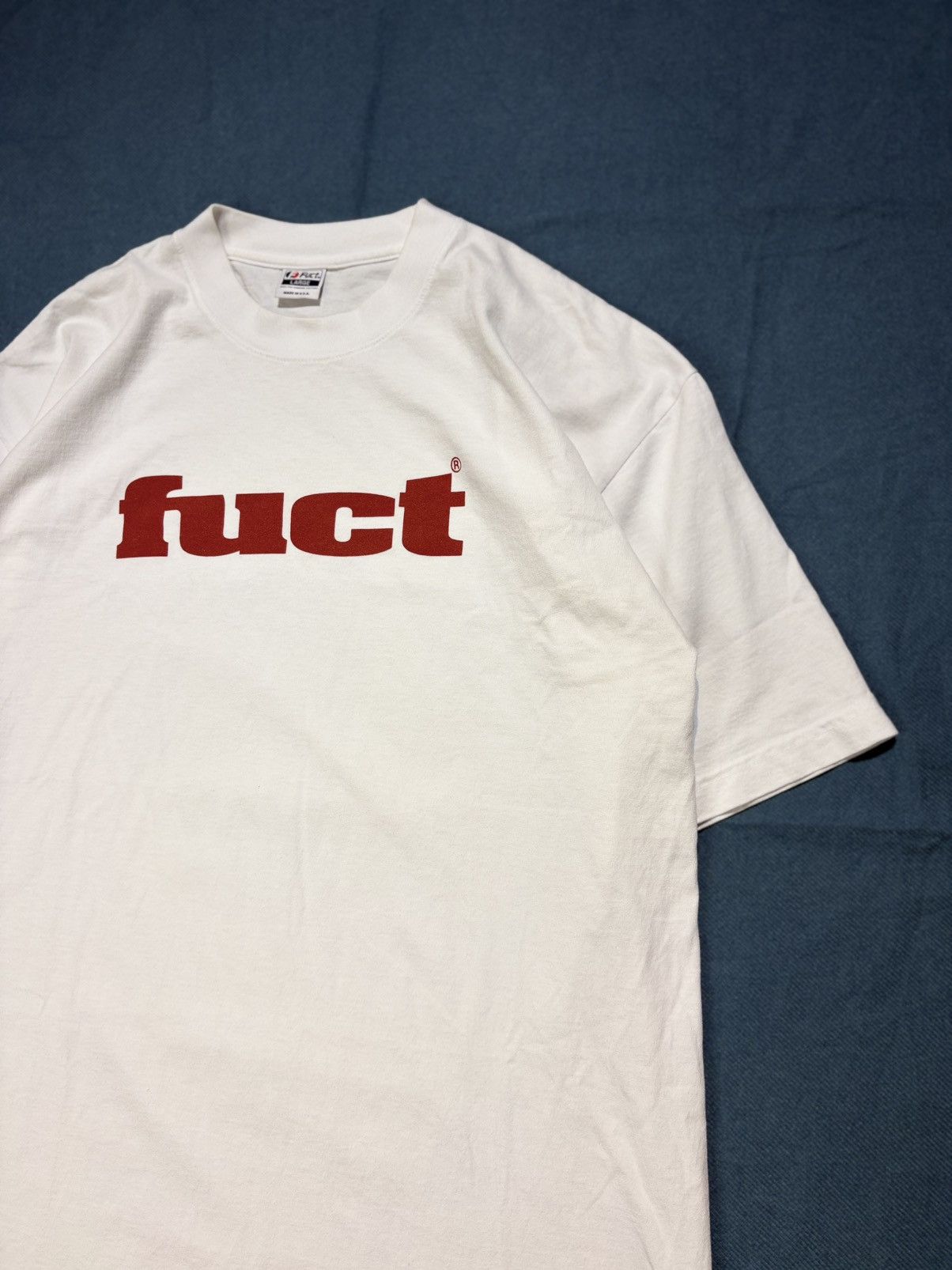 FUCT FUCT OG Logo Tee (White/Red) L Size US L / EU 52-54 / 3 - 3 Thumbnail