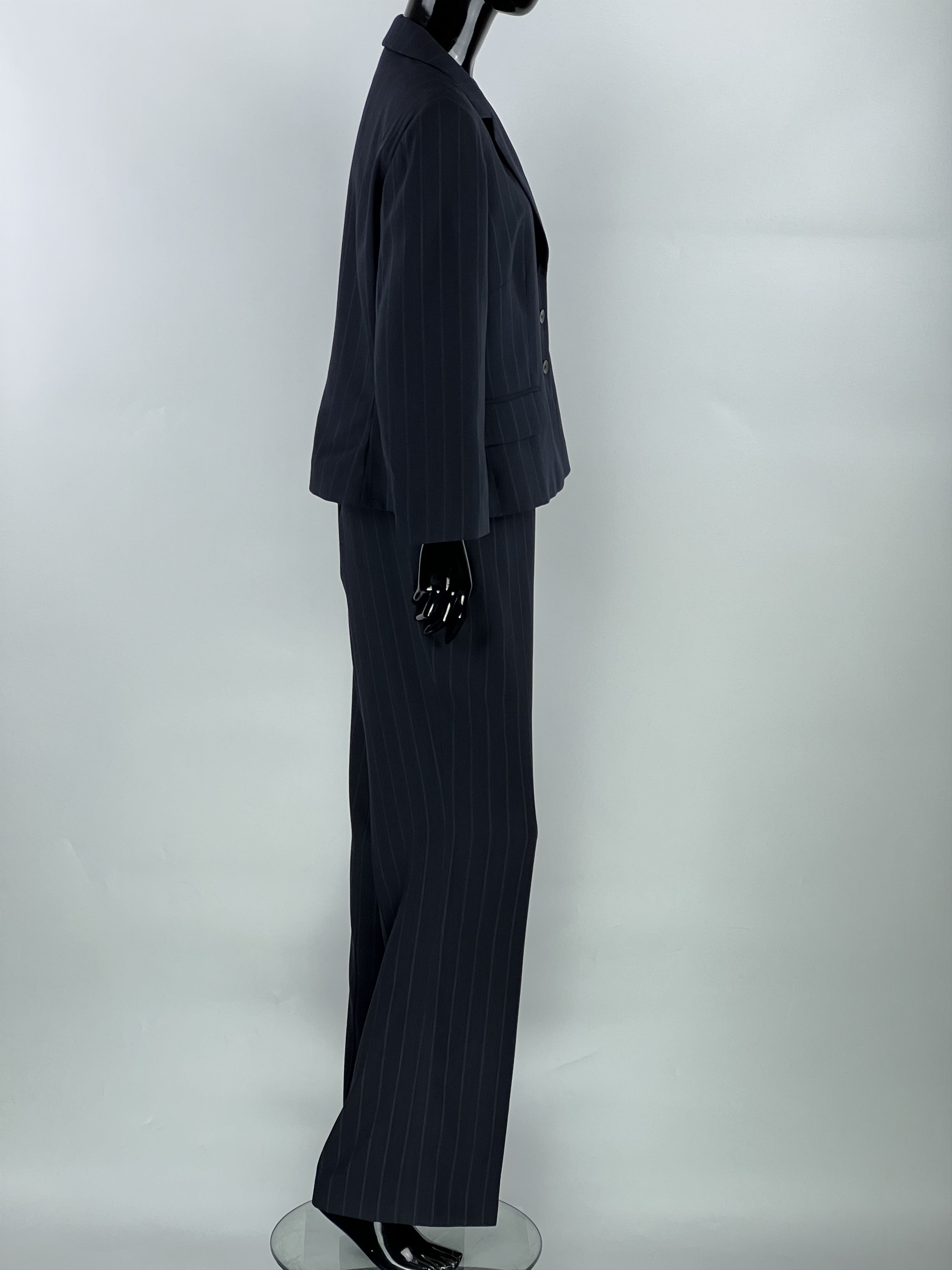 Gerard Darel Gerard Darel Striped Wool Suit Size 44 Size XL / US 12-14 / IT 48-50 - 2 Thumbnail