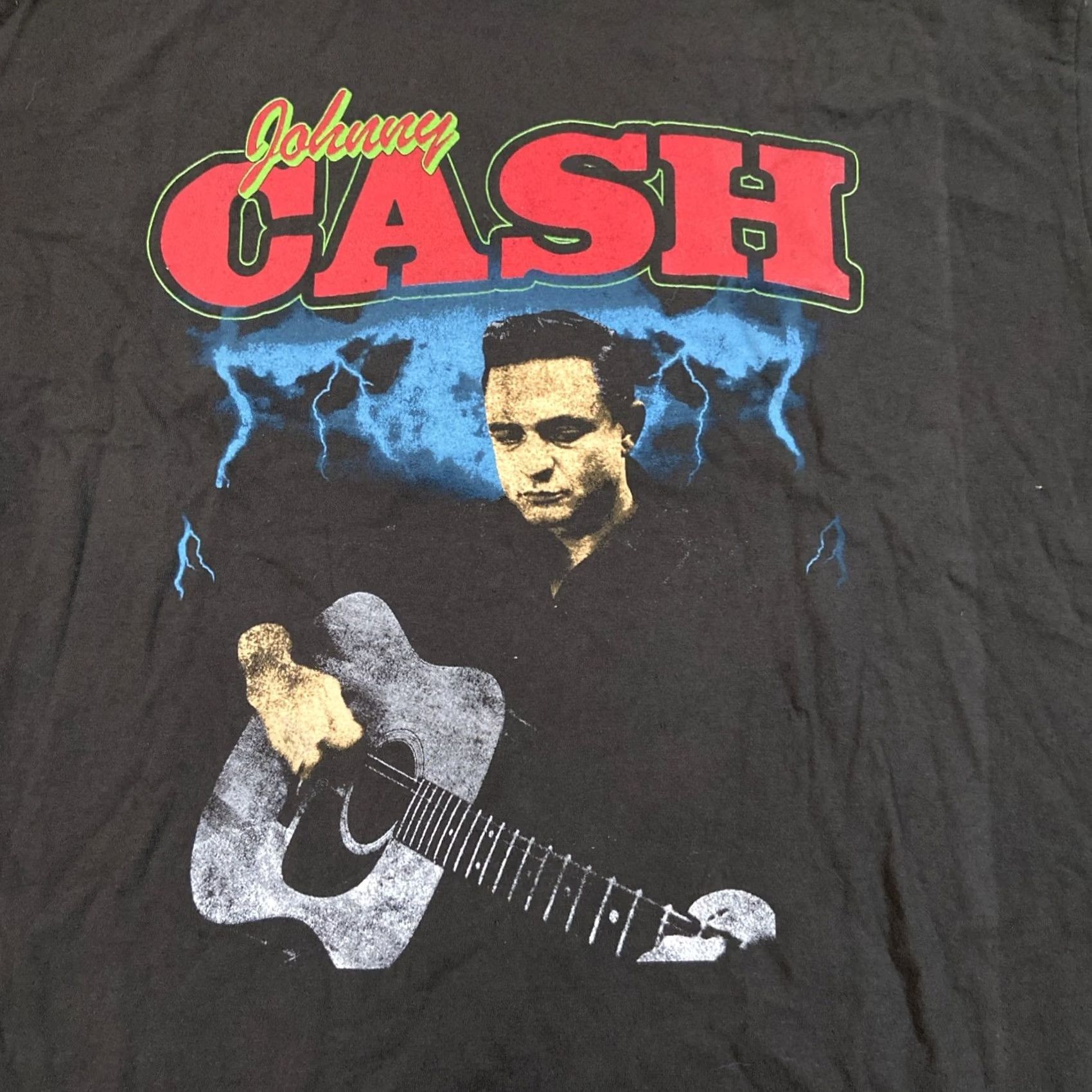 Nordstrom NWT Nordstrom JOHNNY CASH Graphic Tee Black Adult Men's Size Large T-Shirt Crew Neck Short Sleeve Rock NWT Size US L / EU 52-54 / 3 - 2 Thumbnail