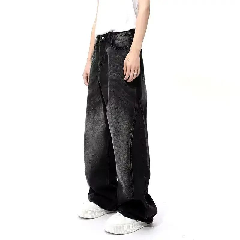 Japanese Brand Street style baggy wide leg loose casual jeans y2k Size US 30 / EU 46 - 2 Thumbnail