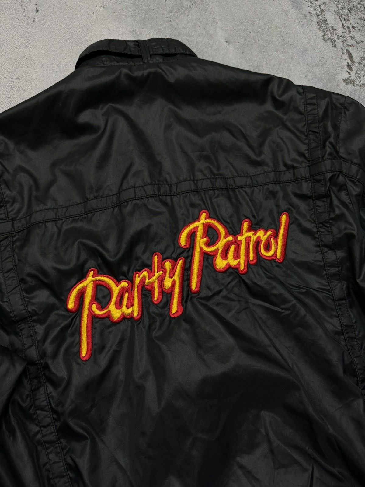 Vintage Party Patrol jacket bomber stylish made in USA Size US L / EU 52-54 / 3 - 2 Thumbnail