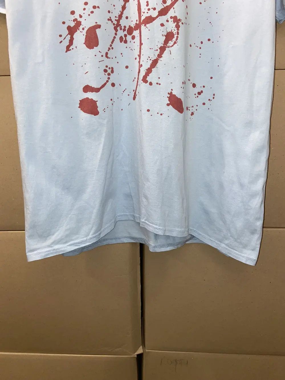 Vintage CRAZY VINTAGE HORROR FUNNY TEE Y2K T SHIRT BLOOD HUMOR Size US L / EU 52-54 / 3 - 11 Thumbnail