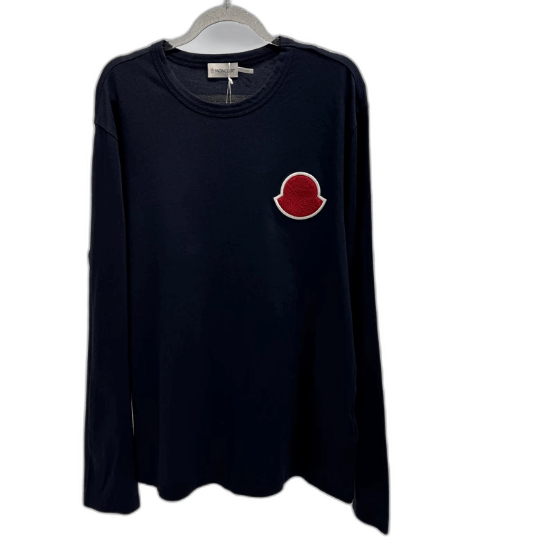 Moncler Moncler Flocked Logo Long Sleeve Top Size US L / EU 52-54 / 3 - 1 Thumbnail