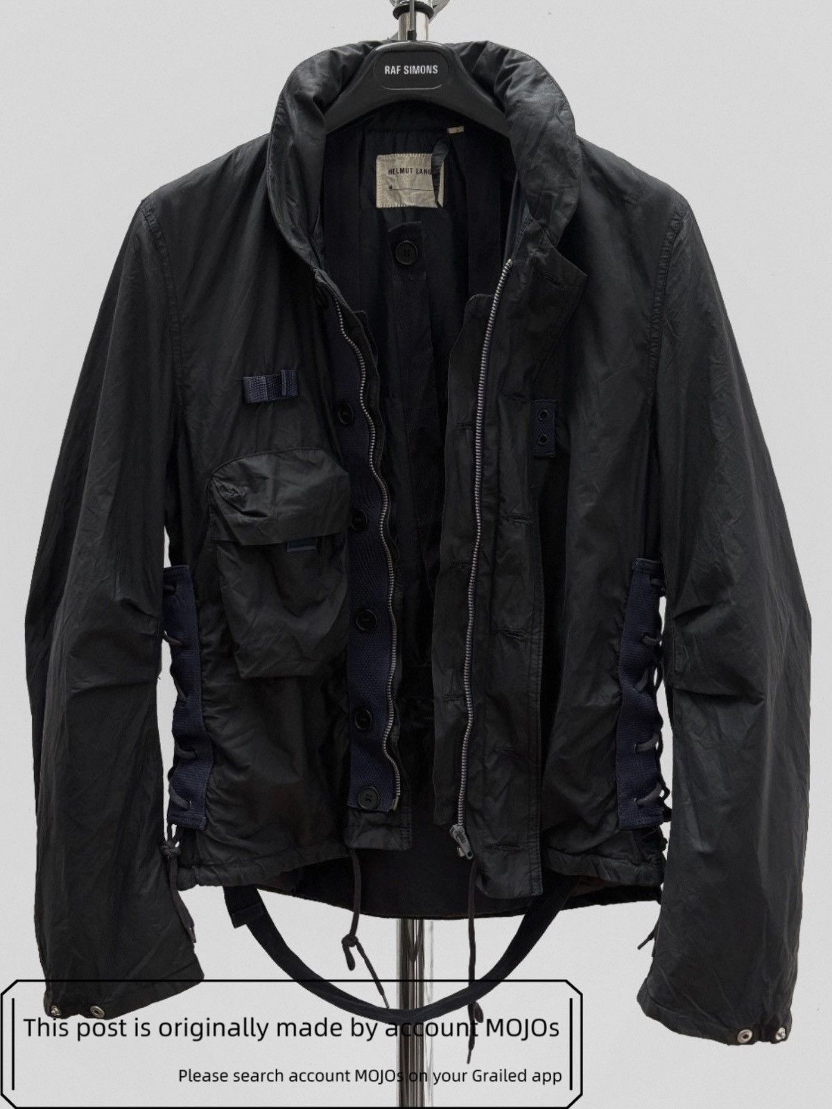 Helmut Lang Sz 46 Helmut Lang 00SS Flak Tactic Jacket mojos1154 Size US S / EU 44-46 / 1 - 2 Thumbnail