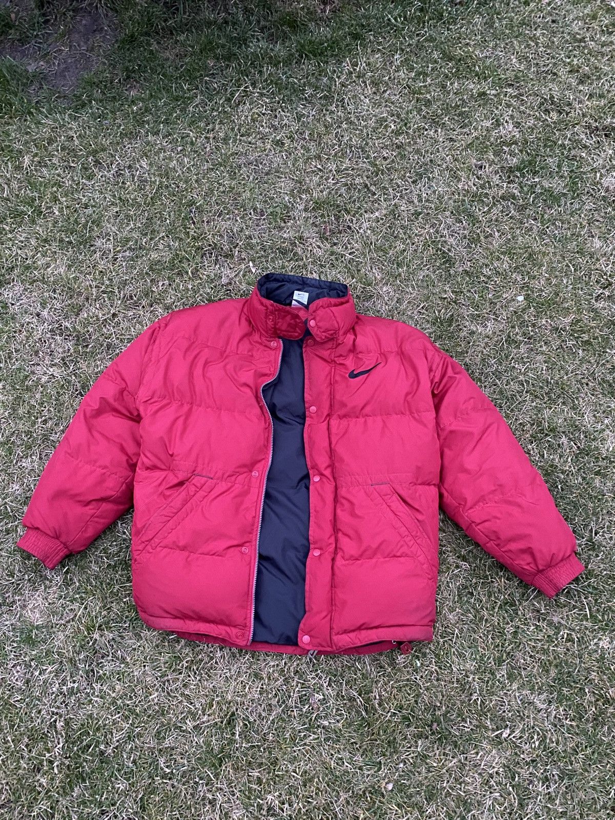 Nike × Vintage Very Rare 90s Nike Vintage Nylon Puffer Jakcet Size US L / EU 52-54 / 3 - 2 Thumbnail