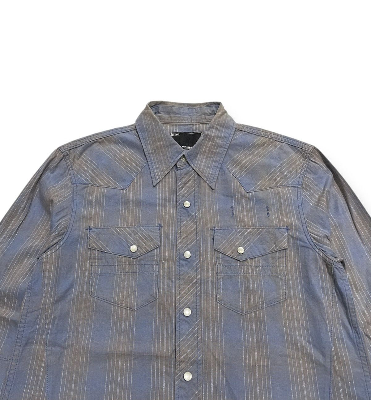 Number (N)ine Musical Note Number Nine Flannel Shirt Size US L / EU 52-54 / 3 - 3 Thumbnail