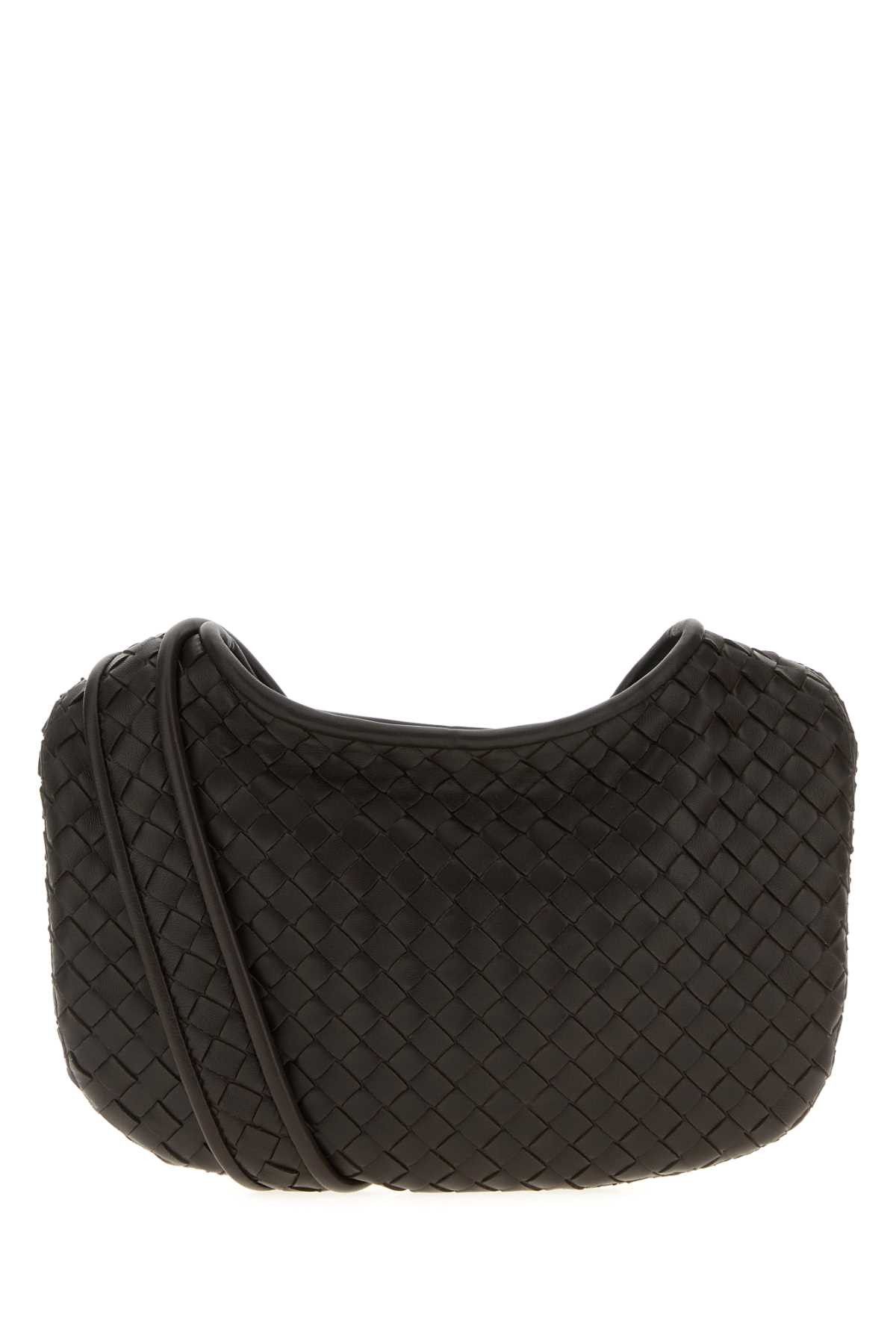 Bottega Veneta Dark Brown Leather Small Veneto Crossbody Bag Size ONE SIZE - 1 Thumbnail