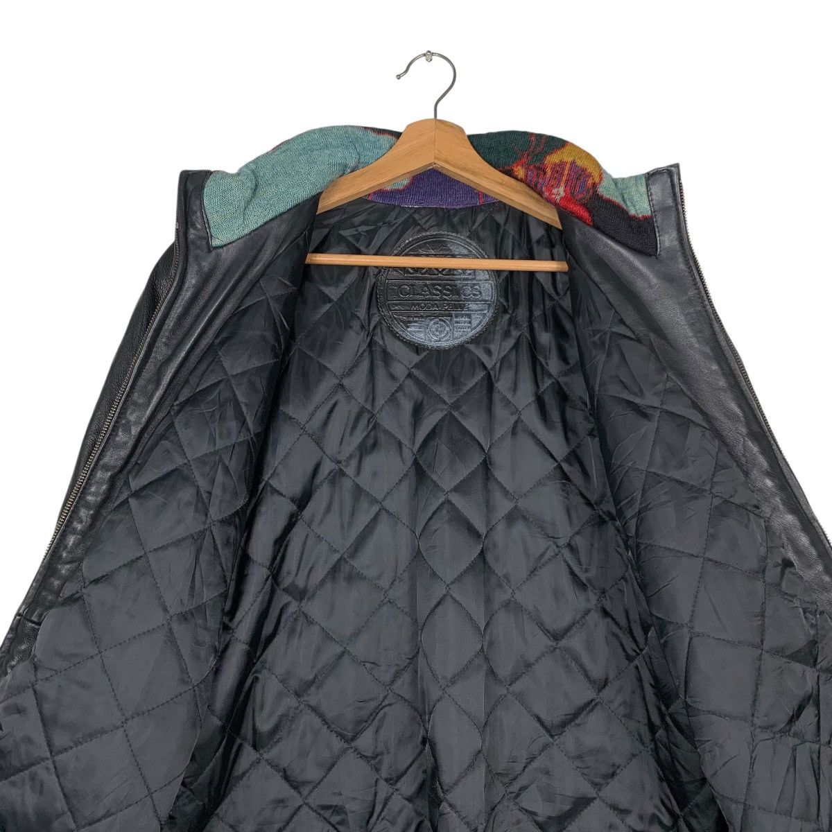 Japanese Brand Kevu Classics Picasso Style Design Mohair Leather Jacket Size US M / EU 48-50 / 2 - 12 Thumbnail