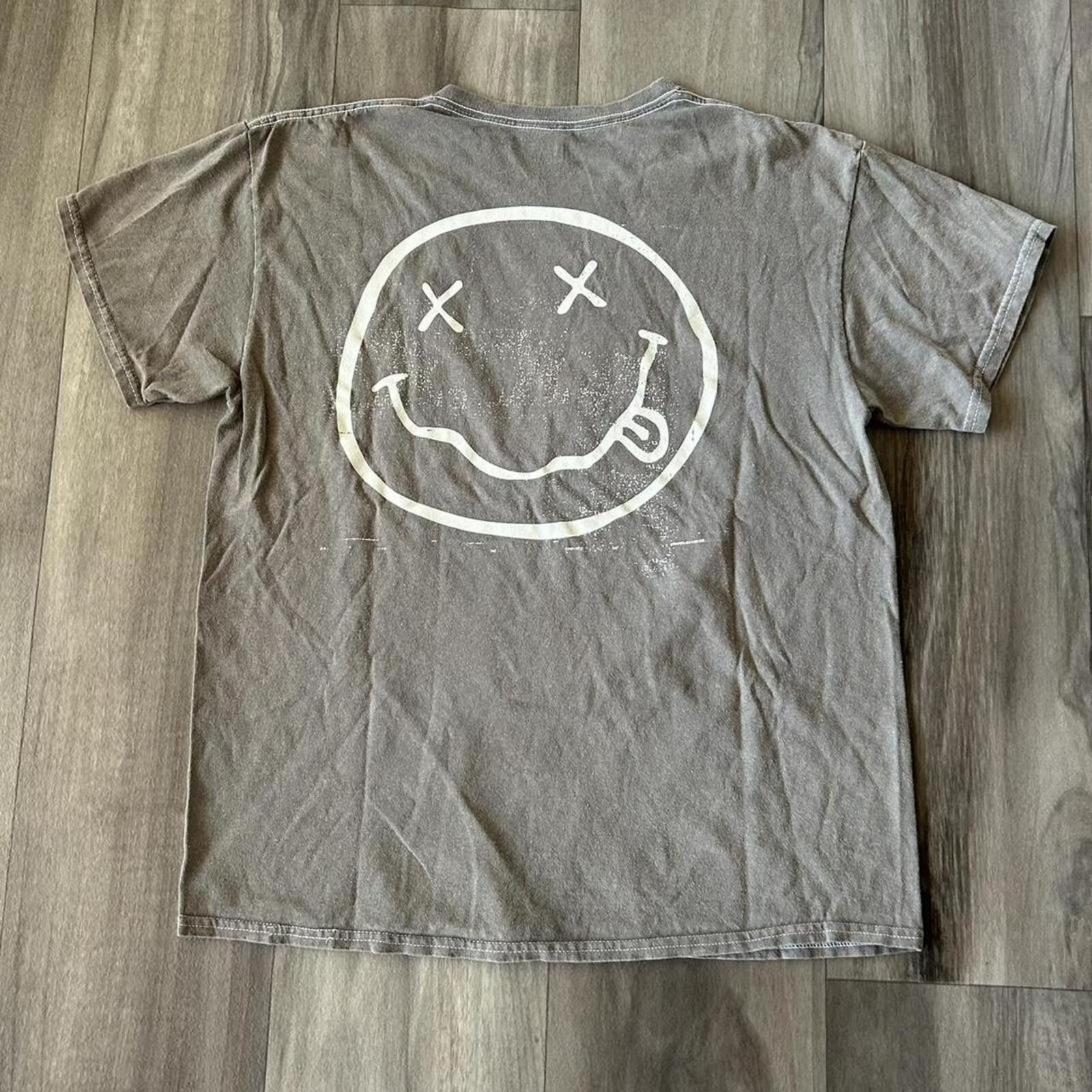 Other Sick Nirvana Smile t shirt size L Green Size US L / EU 52-54 / 3 - 2 Thumbnail