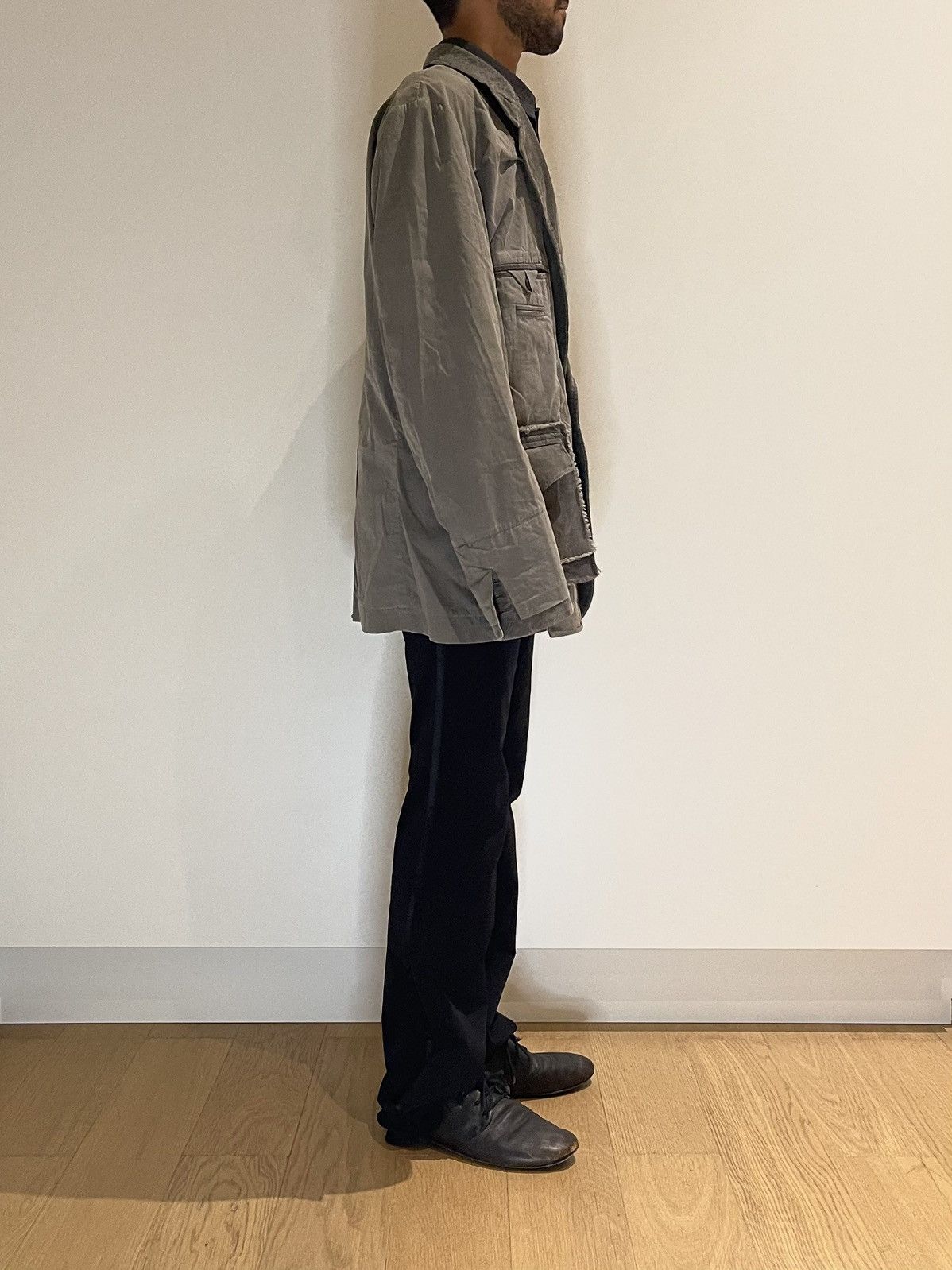 Maison MIHARA YASUHIRO Miharayasuhiro 00s Inside-Out Blazer With Corduroy Panels Size US M / EU 48-50 / 2 - 12 Thumbnail