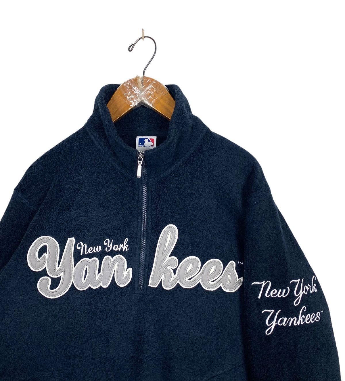 MLB MLB New York Yankees Fleece Half Zip Embroidery Spellout Size US M / EU 48-50 / 2 - 4 Thumbnail