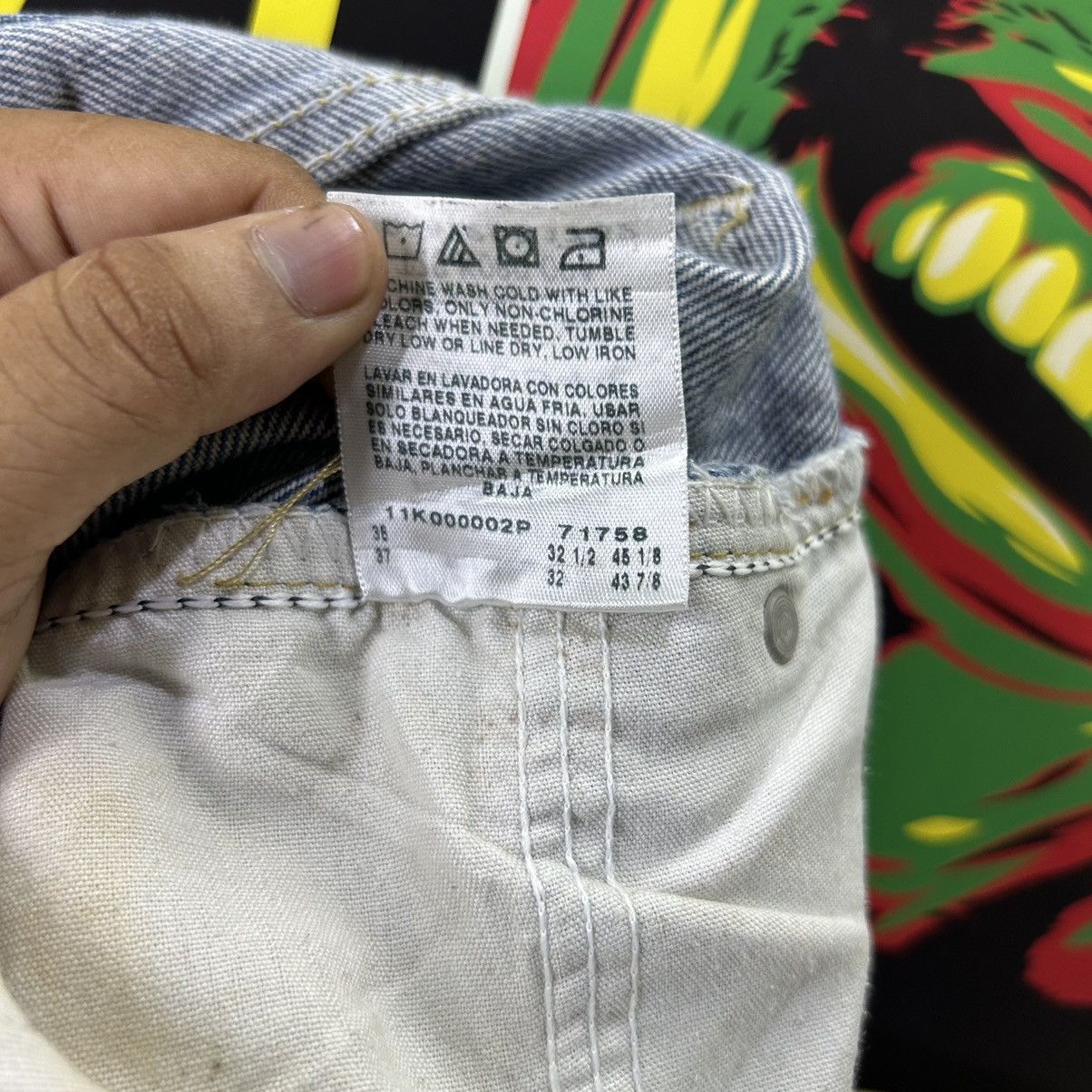 Lee Vintage Lee Relaxed Fit Distressed Denim Size US 36 / EU 52 - 13 Thumbnail