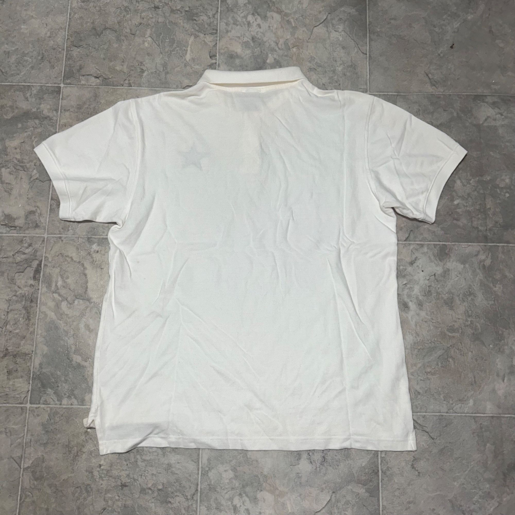 NFL Y2K Cowboy Dallas White Polo Shirt Size US XL / EU 56 / 4 - 4 Thumbnail
