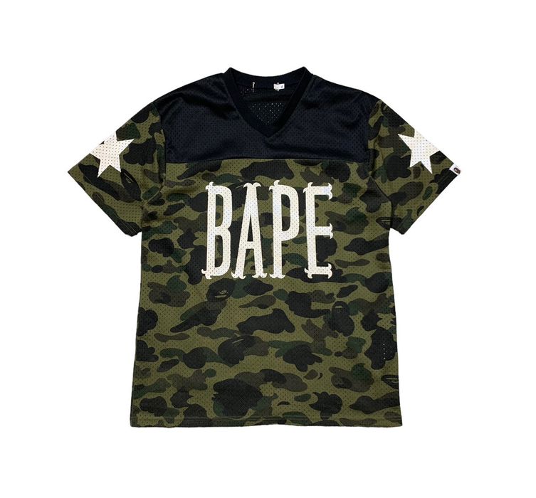 Bape 1st Camo Mesh Tee | Grailed