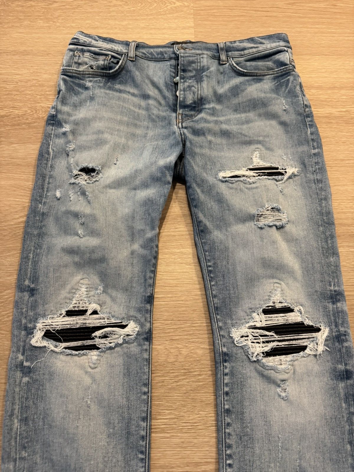 Amiri Amiri Mx1 Black Patch Size US 34 / EU 50 - 2 Thumbnail