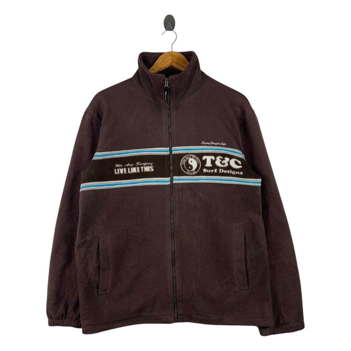T&C Designs Surfboard Surfing Outdoor Biglogo Sweater Jacket