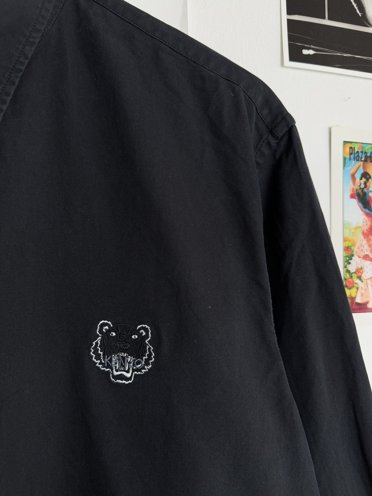 Designer × Kenzo Kenzo tiger logo black shirt L designer luxury streetwear y2k Size US L / EU 52-54 / 3 - 4 Thumbnail