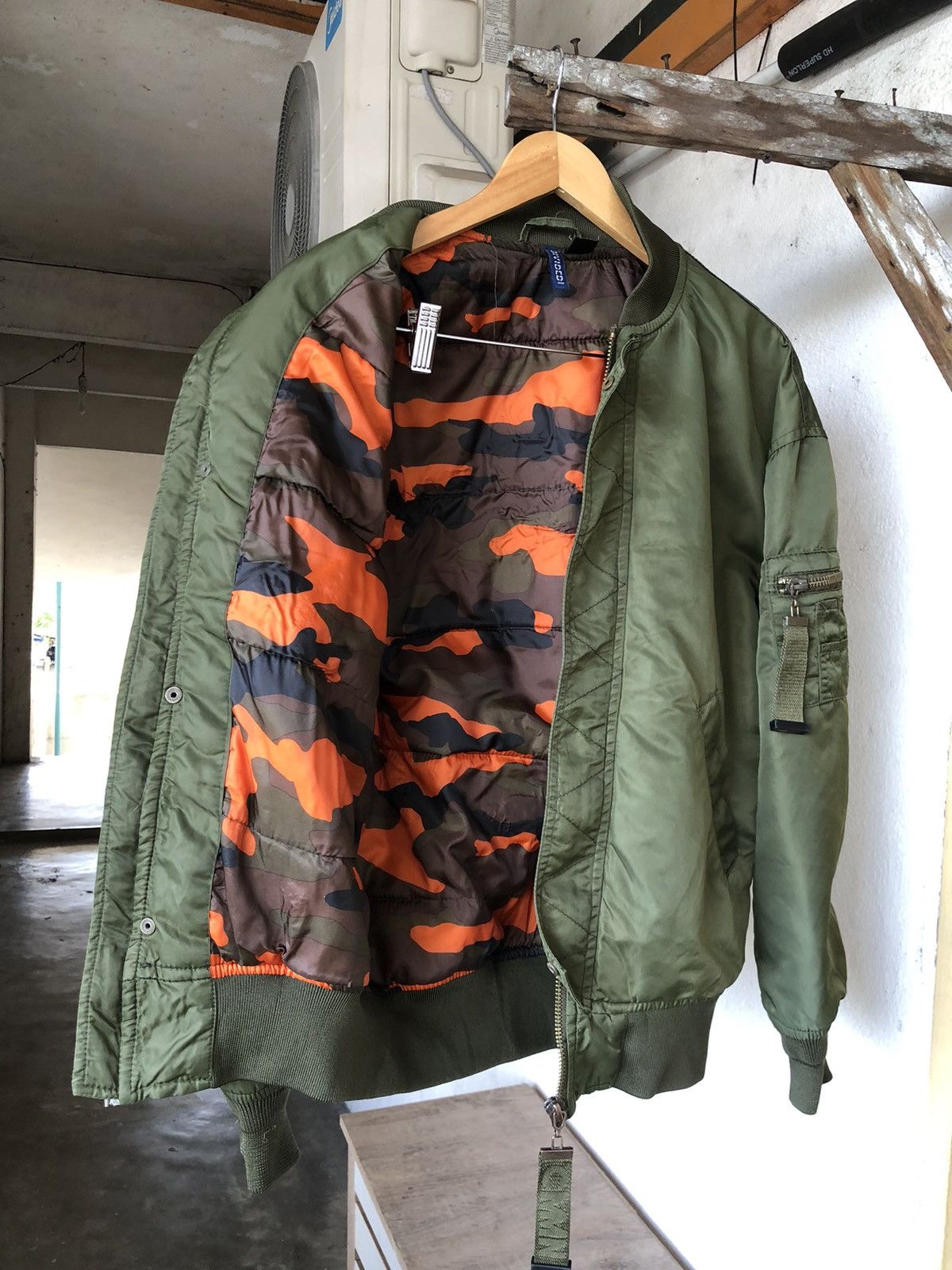 Vintage Rare❗️H&M x CMMN Military Bomber Jacket Size US XS / EU 42 / 0 - 20 Thumbnail