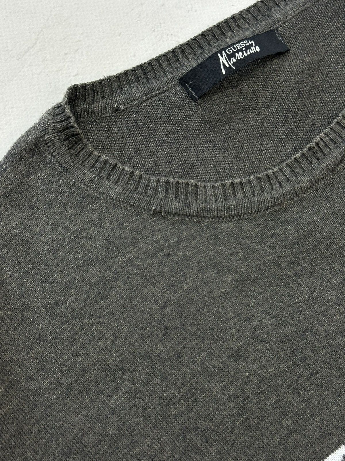 Guess Vintage Guess Marciano Grey Cotton Sweater Size US M / EU 48-50 / 2 - 6 Thumbnail