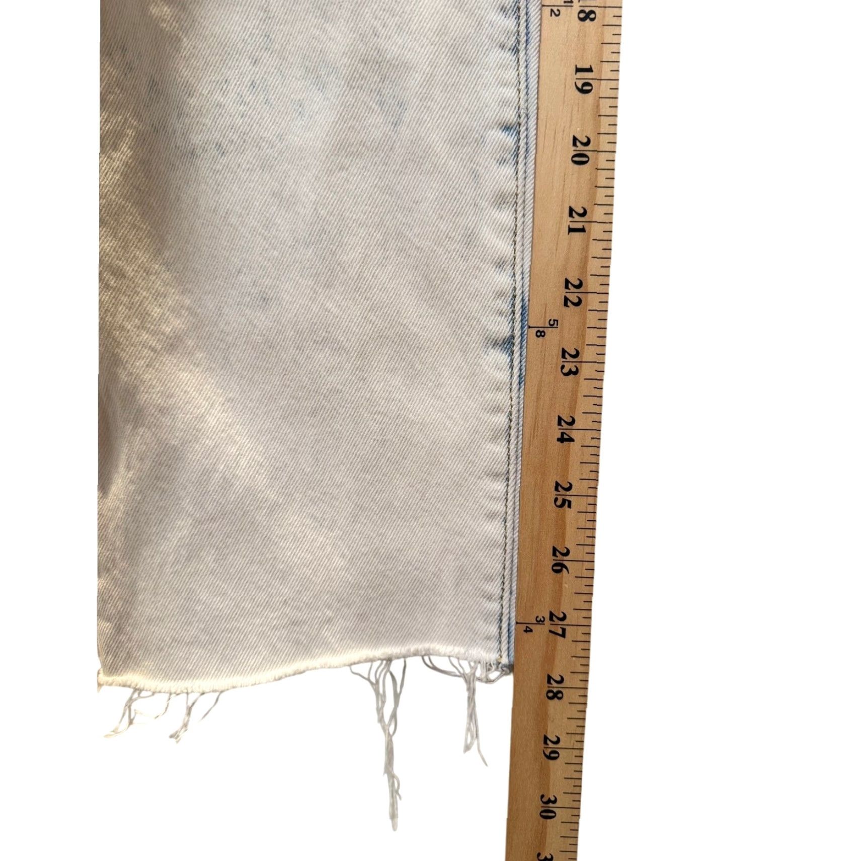 Levi's VINTAGE Levi's 501 '81 Jeans Womens 29x28 Blue Acid Wash Button Fly Denim Premium Size 29" - 5 Thumbnail