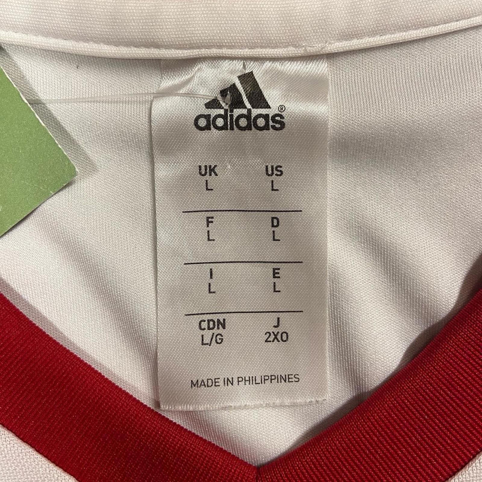 Adidas Vintage Red Adidas Football Soccer Jersey #6 Size US L / EU 52-54 / 3 - 4 Thumbnail