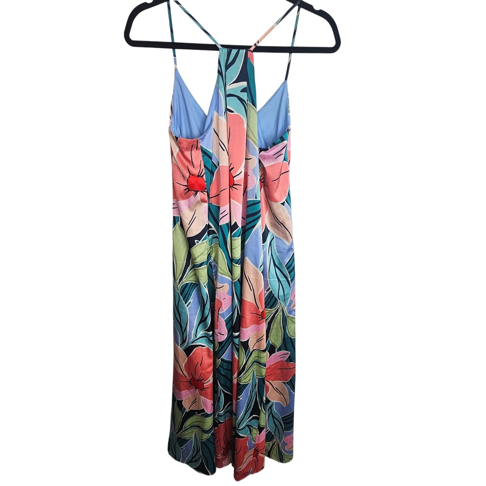 Nicole Miller Nicole Miller Womens Floral Maxi Dress Resort Travel Pastel Size S / US 4 / IT 40 - 9 Thumbnail
