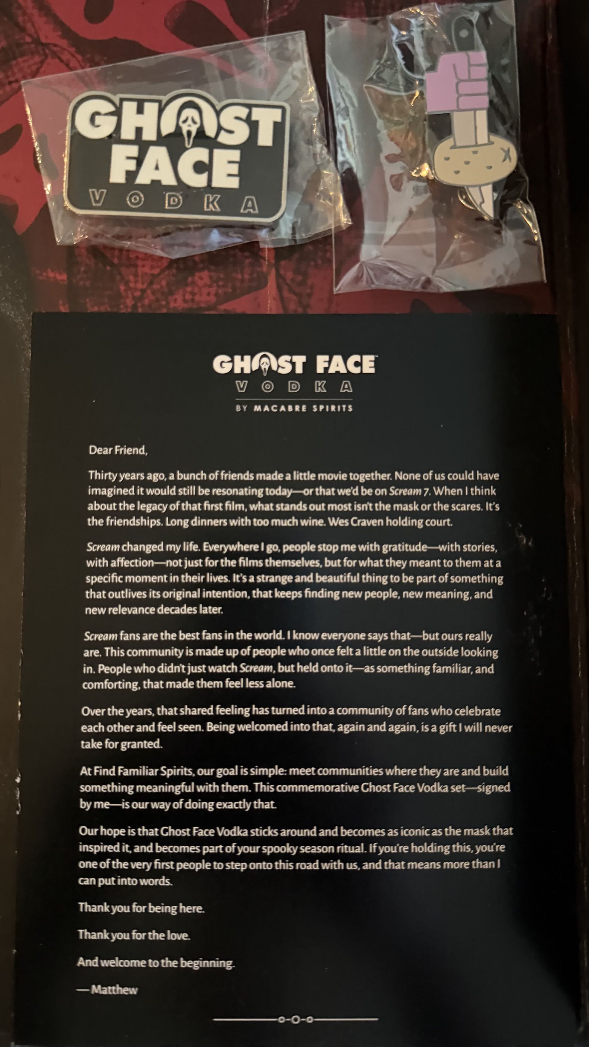 Other *RARE SIGNED* GHOST FACE LIMITED SCREAM KILLER BOX SET Size ONE SIZE - 6 Thumbnail