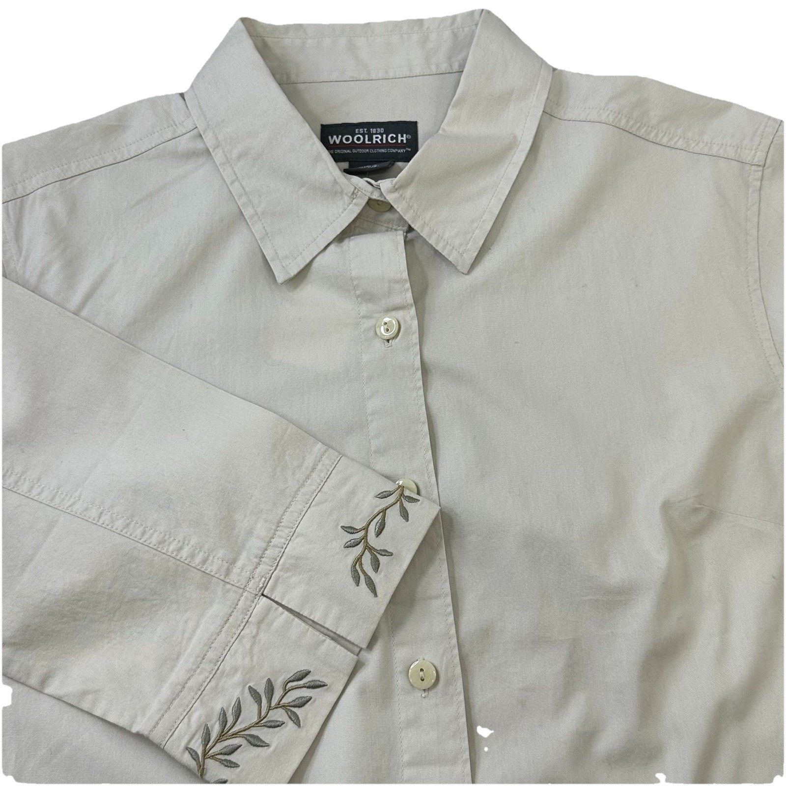 Woolrich Woolen Mills NWT Vintage 2003 Woolrich Women's L Cotton Embroidered Size L / US 10 / IT 46 - 1 Thumbnail