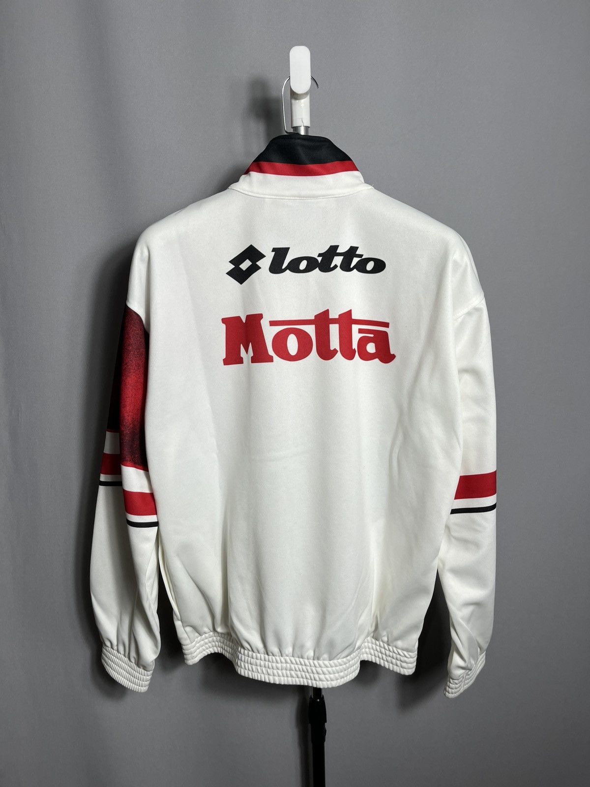 Lotto Sport RARE 1993 1994 AC Milan Lotto Track Jacket Italia Training Size US L / EU 52-54 / 3 - 3 Thumbnail