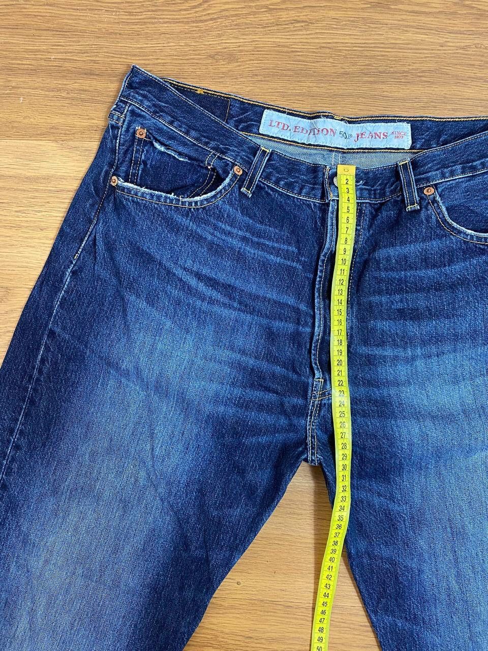 Levi's Mens Blue Vintage Y2K Low Rise Bootcut Jeans With Size US 38 / EU 54 - 14 Thumbnail