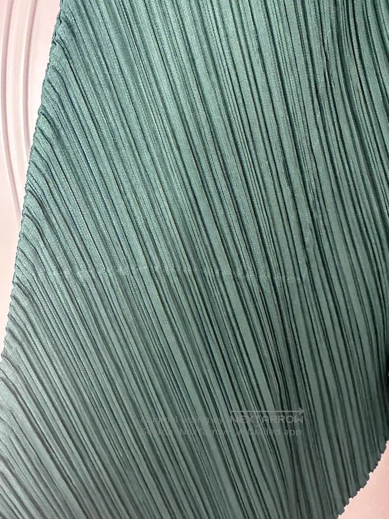 Issey Miyake Issey Miyake Green Pleated Trousers Size 26" / US 2 / IT 38 - 4 Thumbnail